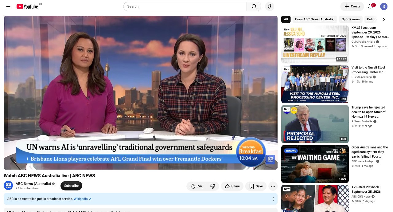Screenshot from ABC Weekend Breakfast: Greens inquiry calls AI company heads to appear before parliament